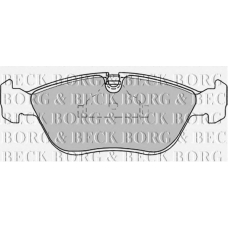 BBP1390 BORG & BECK Комплект тормозных колодок, дисковый тормоз