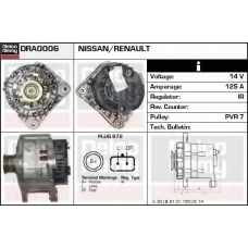 DRA0006 DELCO REMY Генератор