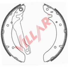 629.0672 VILLAR Комплект тормозных колодок