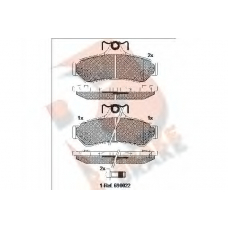 RB2078 R BRAKE Комплект тормозных колодок, дисковый тормоз