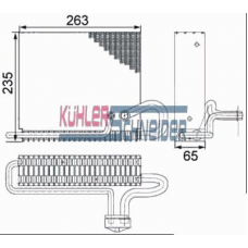 8700171 KUHLER SCHNEIDER Испаритель, кондиционер