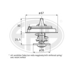 350322 ERA Термостат, охлаждающая жидкость