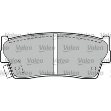 598023 VALEO Комплект тормозных колодок, дисковый тормоз