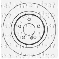 FBD1807 FIRST LINE Тормозной диск