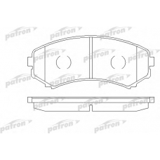 PBP1603 PATRON Комплект тормозных колодок, дисковый тормоз