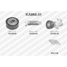 KA866.01 SNR Поликлиновой ременный комплект