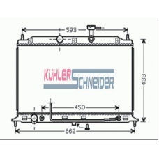 5200641 KUHLER SCHNEIDER Радиатор, охлаждение двигател