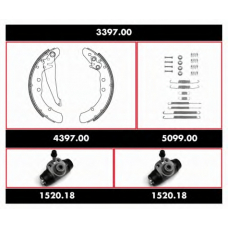 3397.00 ROADHOUSE Комплект тормозов, барабанный тормозной механизм