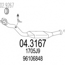 04.3167 MTS Катализатор