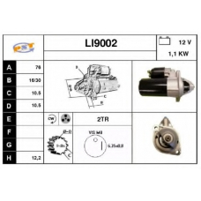 LI9002 SNRA Стартер