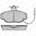 LP248 DELPHI Комплект тормозных колодок, дисковый тормоз