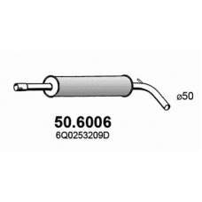 50.6006 ASSO Средний глушитель выхлопных газов