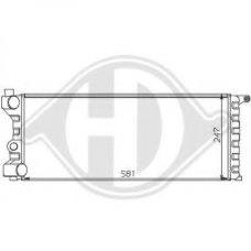 8109187 DIEDERICHS Радиатор, охлаждение двигателя
