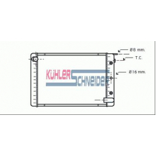 3307701 KUHLER SCHNEIDER Радиатор, охлаждение двигател