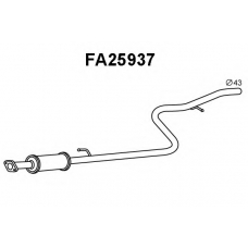 FA25937 VENEPORTE Предглушитель выхлопных газов