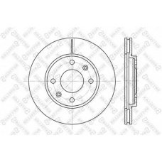 6020-9918V-SX STELLOX Тормозной диск