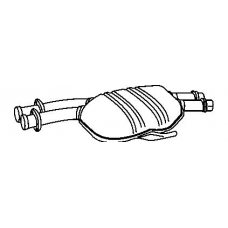 19730 FONOS Средний глушитель выхлопных газов