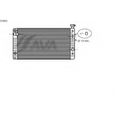 CT2023 AVA Радиатор, охлаждение двигателя