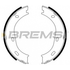 GF0301 BREMSI Комплект тормозных колодок, стояночная тормозная с