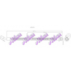 H5578Q Brovex-Nelson Тормозной шланг