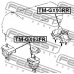 TM-GX93FR FEBEST Подвеска, двигатель