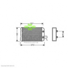 32-0055 KAGER Теплообменник, отопление салона
