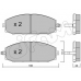 822-407-0 CIFAM Комплект тормозных колодок, дисковый тормоз