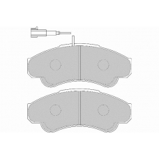 FD6896V NECTO Комплект тормозных колодок, дисковый тормоз