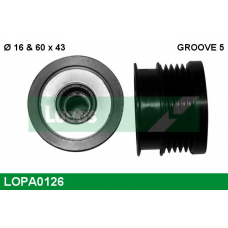 LOPA0126 TRW Механизм свободного хода генератора