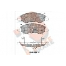 RB1731 R BRAKE Комплект тормозных колодок, дисковый тормоз