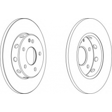 DDF540C-1 FERODO Тормозной диск