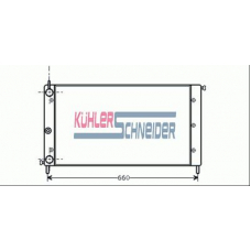 1705501 KUHLER SCHNEIDER Радиатор, охлаждение двигател