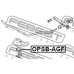OPSB-AGF FEBEST Опора, стабилизатор