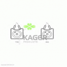 31-1230 KAGER Масляный радиатор, двигательное масло