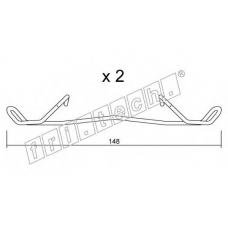 KIT.092 fri.tech. Комплектующие, колодки дискового тормоза