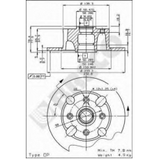 BS 7292 BRECO Тормозной диск