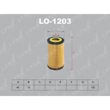 LO-1203 LYNX Фильтр масляный