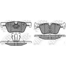 PN32002 NiBK Комплект тормозных колодок, дисковый тормоз