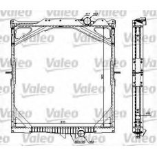 734298 VALEO Радиатор, охлаждение двигателя