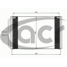 300621 ACR Конденсатор, кондиционер