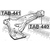 TAB-441 FEBEST Подвеска, рычаг независимой подвески колеса