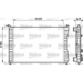 732812 VALEO Радиатор, охлаждение двигателя