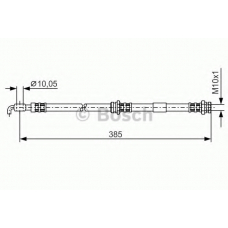 1 987 476 110 BOSCH Тормозной шланг