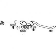 01.52880 MTS Средний глушитель выхлопных газов