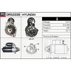 DRS3339 DELCO REMY Стартер