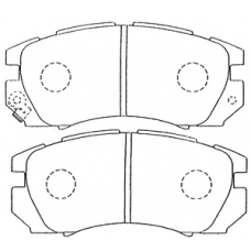 PN-7247 JNBK Колодки тормозные