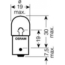 5008ULT-02B OSRAM Лампа накаливания, фонарь указателя поворота; Ламп
