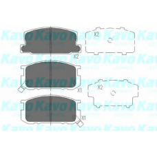 KBP-9035 KAVO PARTS Комплект тормозных колодок, дисковый тормоз