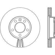 BDA2063.20 OPEN PARTS Тормозной диск