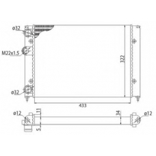 350213214003 MAGNETI MARELLI Радиатор, охлаждение двигателя